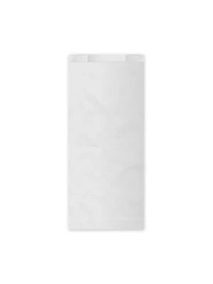 Papierové vrecko s bočným skladom biele 15+7 x 35 cm `2,5kg` 100 ks