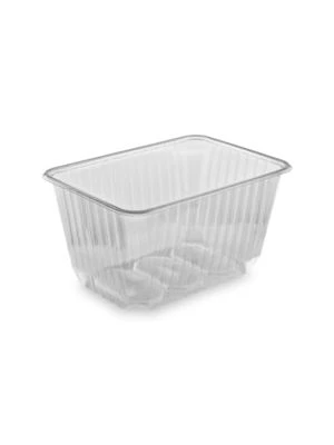 V a n ička hranatá priehľadná 1500 ml (PP) 50 ks