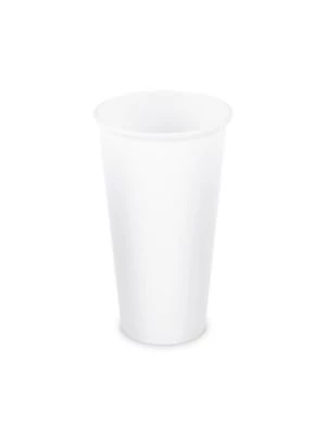Papierový pohár biely Ø90mm 610ml `XXL: 0,5L/20oz` 50 ks