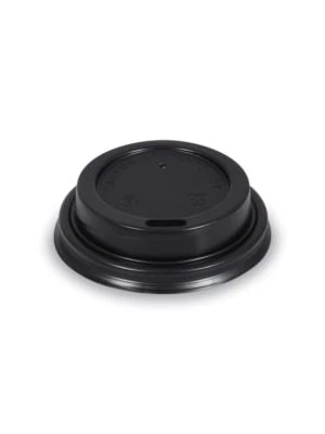 Viečko vypuklé (PS) čierne Ø62mm 50 ks