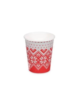 Pohár papierový 280ml Zimné obdobie (50ks)