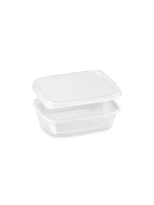 Miska (PP) hranatá priehľadná 125ml + viečko 250 sád