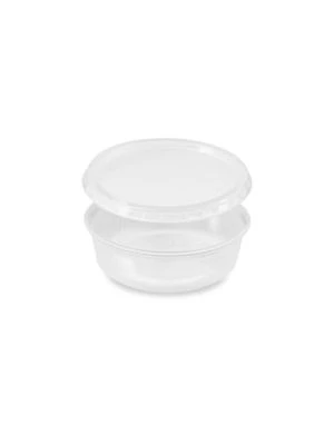 Miska (PP) okrúhla priehľadná 125ml + viečko 250 sád