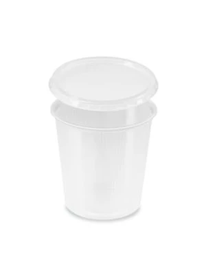 Miska (PP) okrúhla priehľadná 500ml + viečko 250 sád