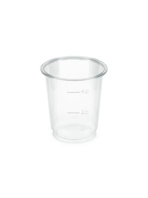 Pohár číry (PLA) -BIO- 2 cl / 4 cl (O 48 mm) [40ks