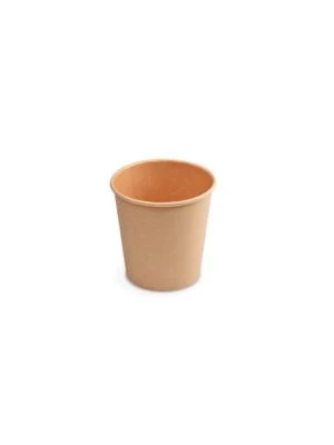 Papierový pohár kraft Ø62mm 110ml `XS: 0,08L/4oz` 50 ks