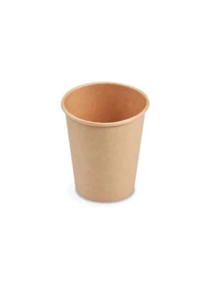 Papierové poháre kraft Ø80mm 280ml M 0,2L (50 ks)