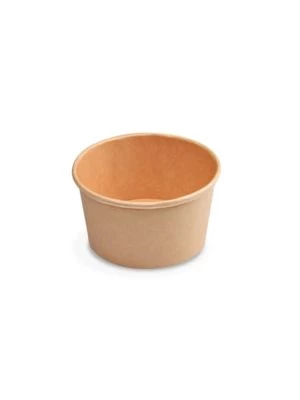 Papierová miska (PAP/PE) kraft Ø115mm 350ml `S` 50 ks