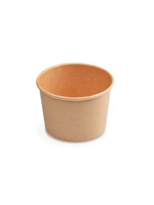 Papierová miska (PAP/PE) kraft Ø115mm 500ml `M` 50 ks