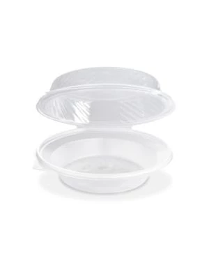 Šalátová miska (PP) s vypuklým viečkom priehľadná 1700ml 25 ks