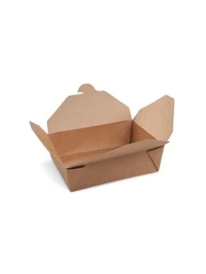 Food box (PAP/PE) nepremastiteľný kraft `M` 151 x 120 x 50 mm 1000ml 50 ks