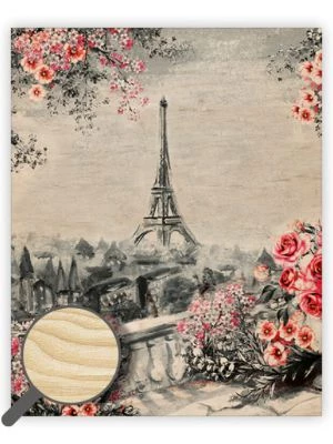 Drevený obraz Eiffel Tower