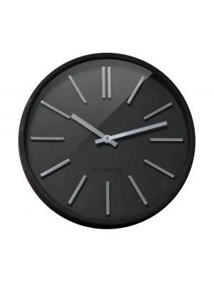 Nástenné hodiny Goma 35cm čierne