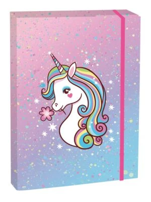 Školský box s klopou A4 Unicorn