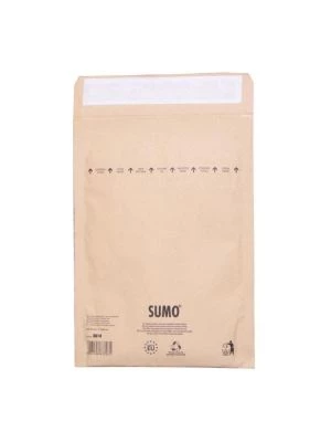 Bublinkové obálky recyklované SUMO 19,5x26,5cm hnedé