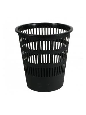 Kôš plastový rebrovaný 12l čierny