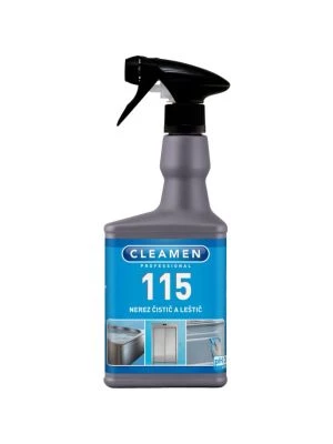 CLEAMEN 115 na nerez, čistič  a leštič,  550ml