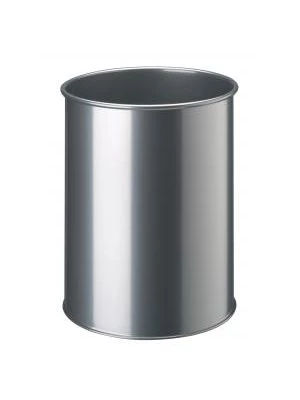 Kôš kovový 15l strieborný