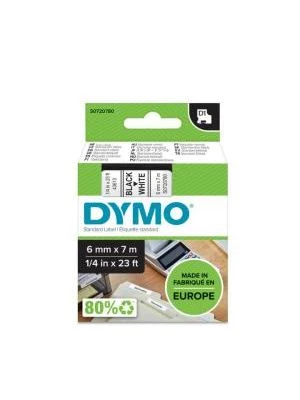 Samolepiaca páska Dymo D1 6 mm biela/čierna