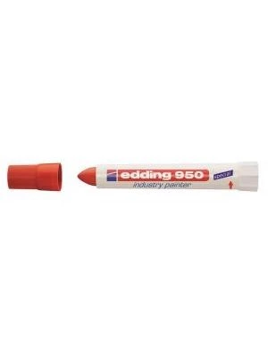 Priemyselný voskový popisovač edding 950 červený
