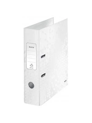 Zakladač pákový Leitz 180° WOW 8cm perleťovo biely