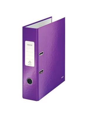 Zakladač pákový Leitz 180° WOW 8cm purpurový