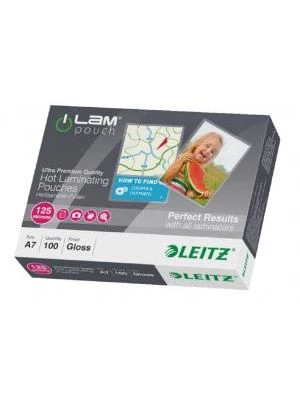 Laminovacie fólie Leitz A7, 125 mic