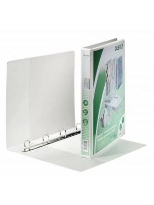 Zakladač prezentačný Leitz 3,8cm 4D-krúžkový A4 MAXI biely