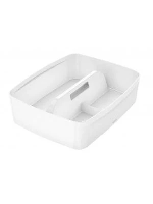 Organizér s držadlom Leitz MyBox L biely