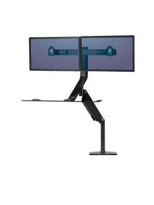 Polohovateľný stojan Sit-Stand Extend pre 2 monitory