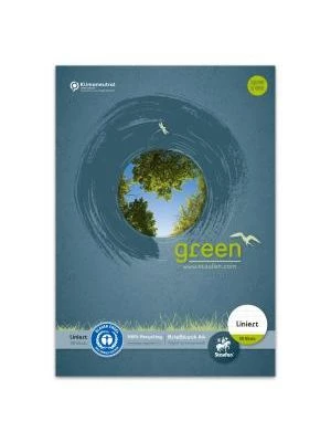 Blok poznámkový Format Werk Ursus Green A4 50 listov linajkový