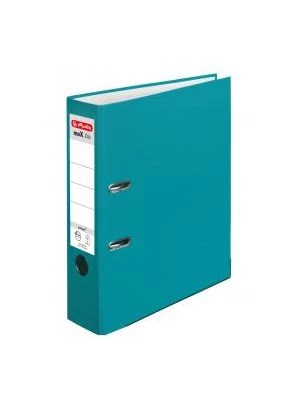 Zakladač pákový Herlitz maX.file Color Blocking poloplastový 8cm karibská tyrkysová