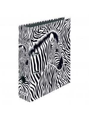 Zakladač pákový Herlitz 8cm Zebra
