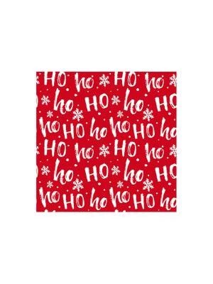 Vianočné servítky 33x33cm HO HO HO 20 ks