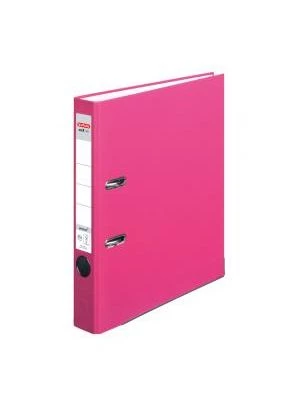 Zakladač pákový Herlitz maX.file Color Blocking poloplastový 5cm indonézska ružová