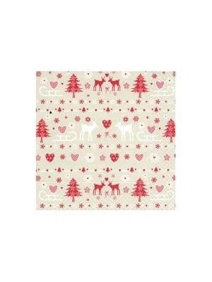 Vianočné servítky 33x33cm Xmas 20 ks