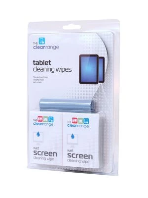 Čistící utěrky mokré/suché na monitory a PC, 20/20ks