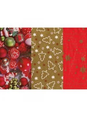 Baliaci papier vianočný mix motívov 70cmx5m