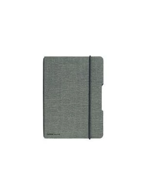 Zošit Herlitz my.book Flex A6 40 listov štvorčekový sivý ľanový