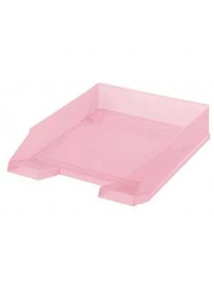 Odkladač Herlitz transparentný rose