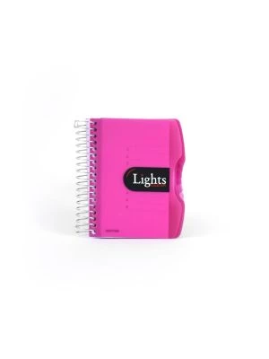 Pozn. blok A6, 150listů, linka, LIGHTSrůžová