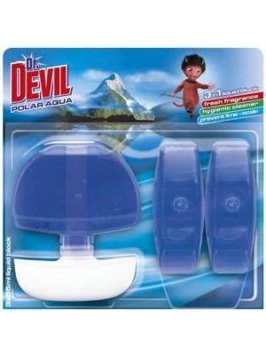 Dr. Devil závesný WC gél 3 x 55 ml - Polar Aqua