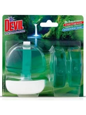 Dr. Devil závesný WC gél 3 x 55 ml - Natur Fresh
