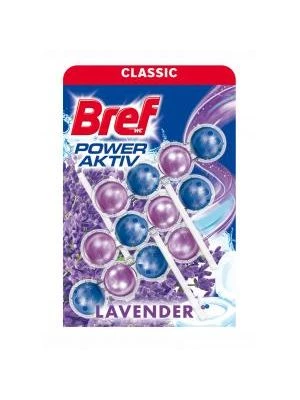 Bref Power Aktiv WC závesný blok tuhý 3 x 50 g Levanduľa