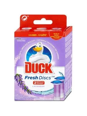 DUCK Fresh Discs WC gél NÁHRADA 2 x 36 ml Levanduľa