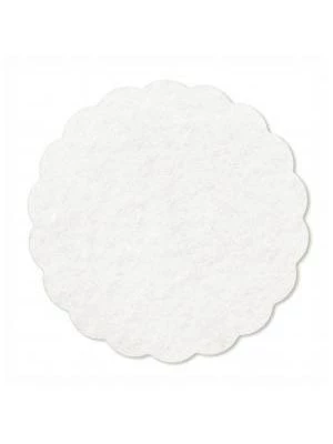 Rozetka (PAP-Airlaid) PREMIUM biela Ø9cm 40 ks