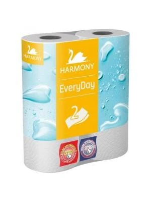 Kuchynské utierky 2-vrstvové HARMONY Everyday/Praktik, návin 11 m (2 ks)