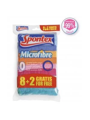 Utierky Spontex Microfibre 8 + 2 ZDARMA