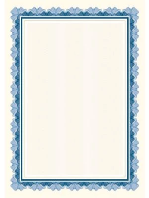 Galeria Papieru diplomy Falbala modrá 170g, 25ks