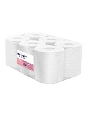 Papierové utierky v rolke 2-vrstvové Harmony Professional Maxi, návin 125 m (6 ks)